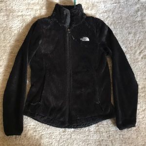 north face fuzzy zip up